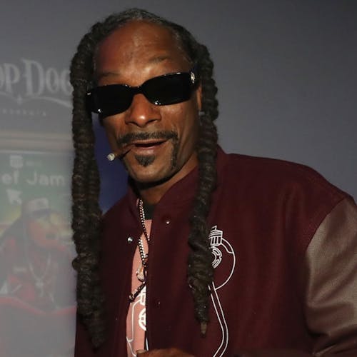 Snoop Dogg attends his "Algorithm" Listening Session on October 26, 2021 in New York City.