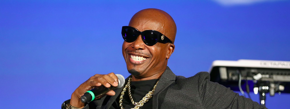 LOS ANGELES, CA - AUGUST 08: MC Hammer speaks onstage during Capitol Music Group's 5th annual Capitol Congress Premieres new music and projects for industry and media at Arclight Cinemas Hollywood on August 8, 2018 in Los Angeles, California.