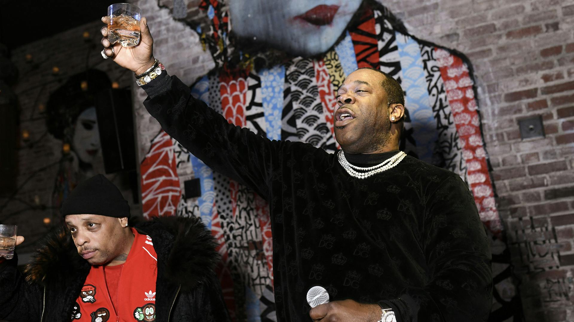 Spliff Star and Busta Rhymes Perform at Teaching Matters Celebrates A Night Out At TAO Downtown To Benefit Early Reading Featuring Busta Rhymes at TAO Downtown on February 20, 2020 in New York City. 
Photo: Jared Siskin/Patrick McMullan via Getty Images