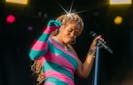 Kelis performs during the 2022 Lovers & Friends music festival at the Las Vegas Festival Grounds on May 15, 2022 in Las Vegas, Nevada.