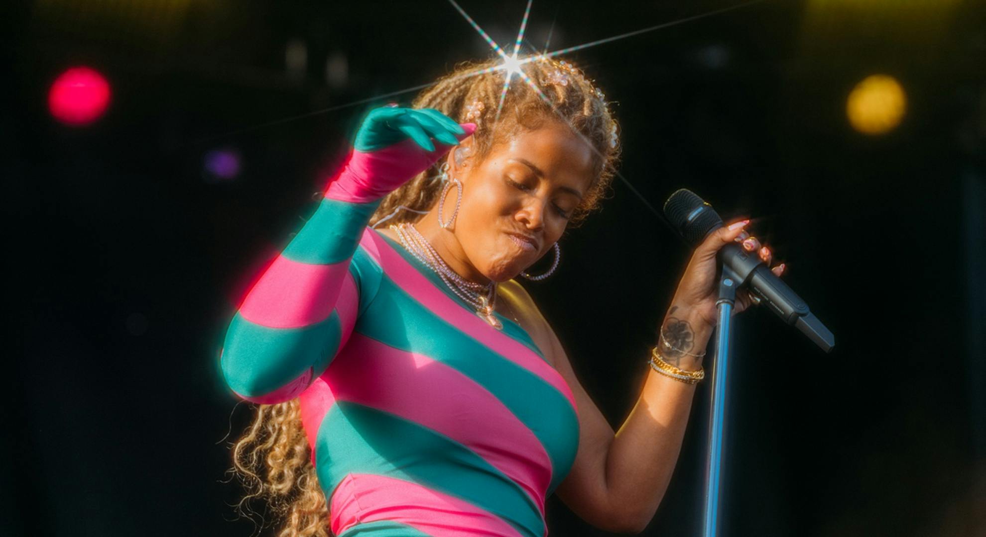 Kelis performs during the 2022 Lovers & Friends music festival at the Las Vegas Festival Grounds on May 15, 2022 in Las Vegas, Nevada.