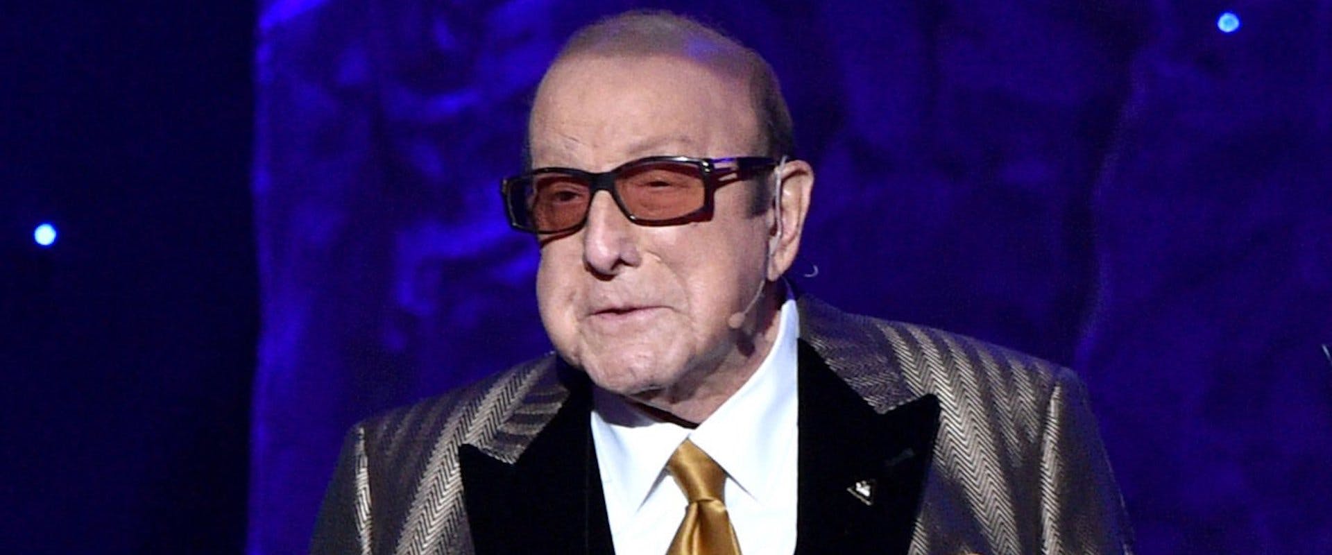  Clive Davis speaks onstage during the Pre-GRAMMY Gala and GRAMMY Salute to Industry Icons Honoring Sean "Diddy" Combs on January 25, 2020 in Beverly Hills, California. (Photo by Gregg DeGuire/Getty Images for The Recording Academy)