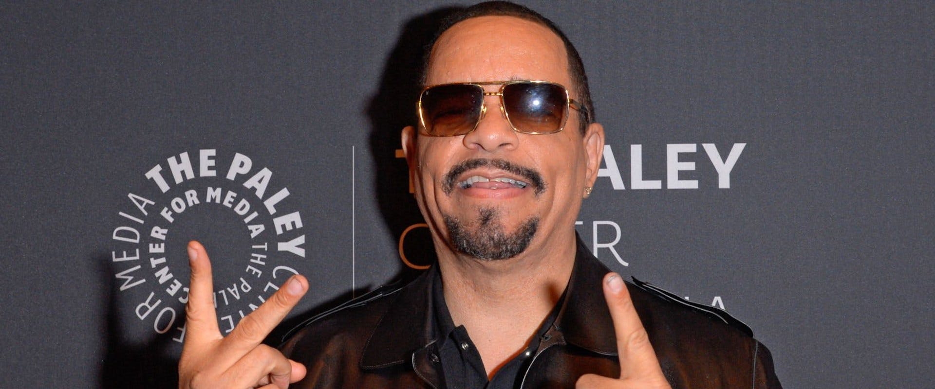 Ice-T (Tracy Lauren Marrow) attends the "Law & Order: SVU" Television Milestone Celebration at The Paley Center for Media. (Photo by Ron Adar/SOPA Images/LightRocket via Getty Images)