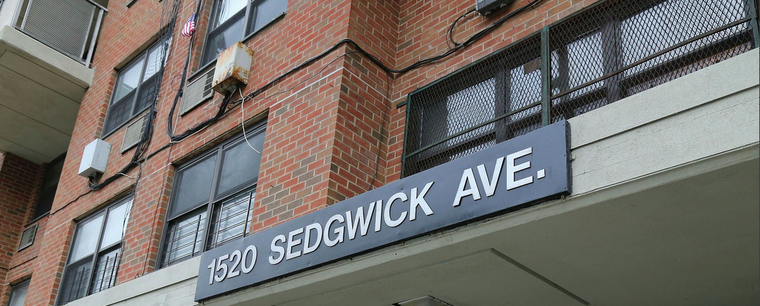 NEW YORK, NY - NOVEMBER 28: A general view of 1520 Sedgwick Avenue in the Bronx, commonly recognized as the birthplace of hip-hop, on November 28, 2016 in New York City. 