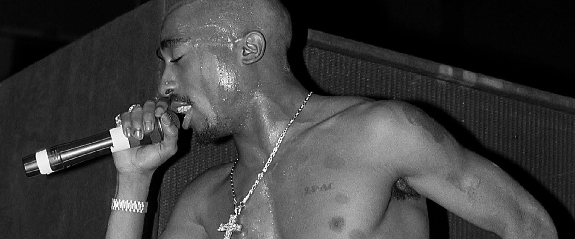 Tupac Shakur Live In Concert
MILWAUKEE - SEPTEMBER 1994: Rapper Tupac Shakur performs at the Mecca Arena in Milwaukee, Wisconsin in September 1994. (Photo By Raymond Boyd/Getty Images)
