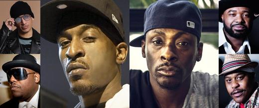Rakim, Kool Moe Dee, Pete Rock, Nice & Smooth, and Kid Capri