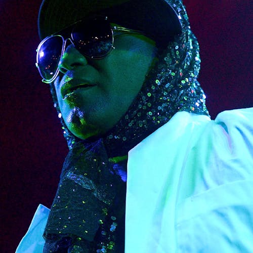 Kool Keith performs as Dr. Octagon during the Music Tastes Good Festival at Marina Green Park on October 1, 2017