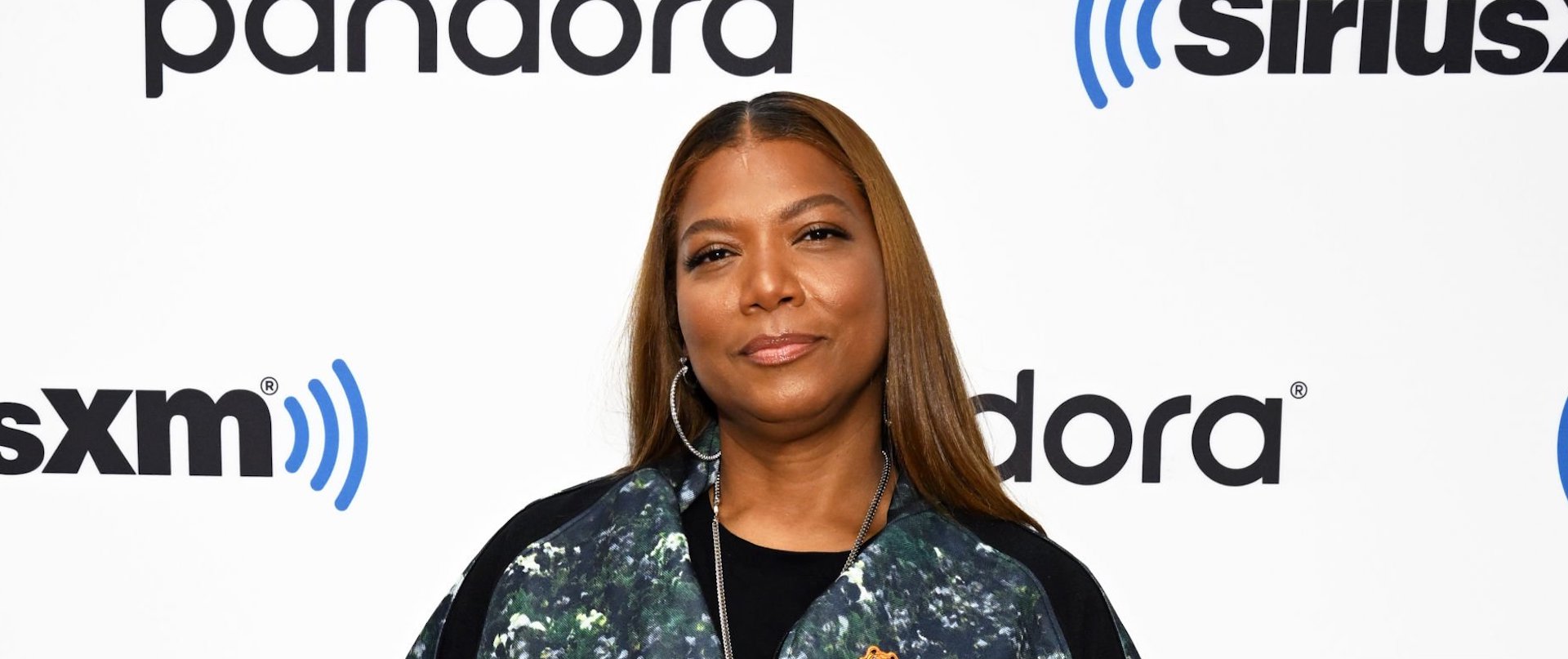 Queen Latifah visits SiriusXM Studios on June 07, 2022 in New York City. (Photo by Slaven Vlasic/Getty Images)