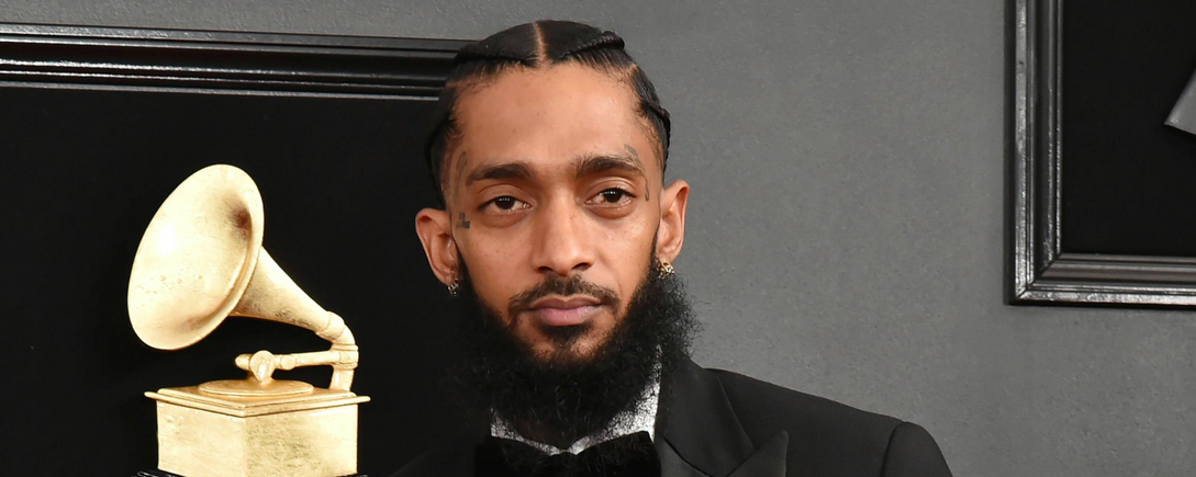 LOS ANGELES, CALIFORNIA - FEBRUARY 10: Nipsey Hussle attends the 61st Annual Grammy Awards at Staples Center on February 10, 2019 in Los Angeles, California. 