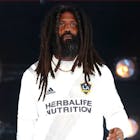 Murs walks the runway during the unveiling of the MLS/Adidas 2020 Club Jersey's at Penn Plaza Pavilion on February 05, 2020 in New York City. (Photo by Michael Owens/Getty Images)