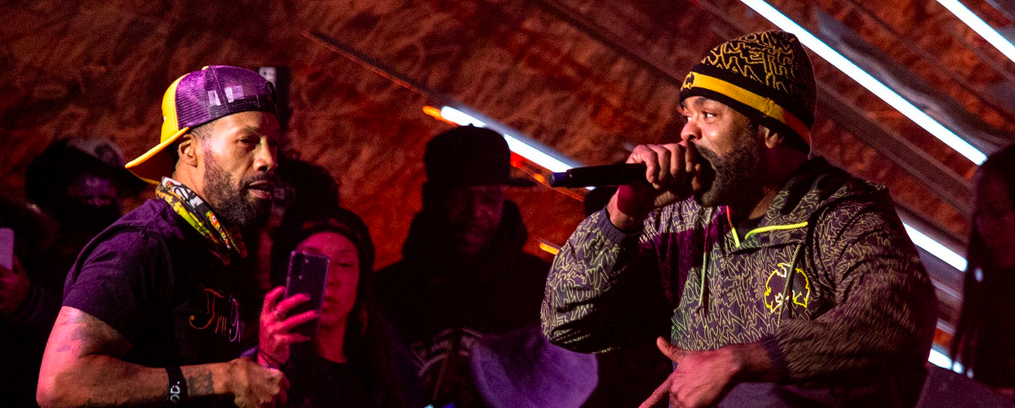 NEW YORK, NEW YORK - NOVEMBER 24: Method Man and Redman perform onstage at Sony Hall on November 24, 2021 in New York City