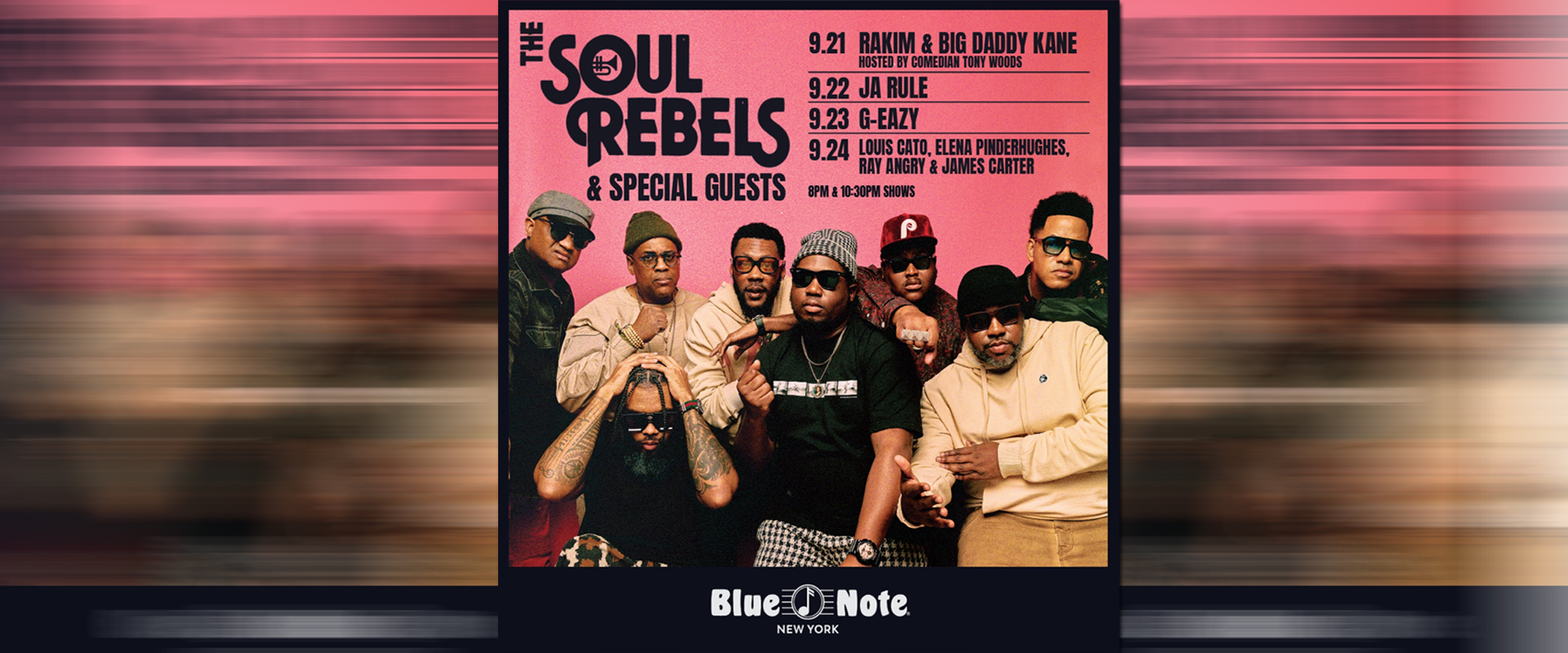 The Soul Rebels Announce Blue Note Residency With Rakim, Big 