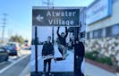 twater Village Sign - 3000 Riverside Drive Los Angeles, Ca (Photo: Ari Marcopolous)

he iconic photo by Ari Marcooplous really came to identify Beastie Boys and the Atwater Village area. Located nearby was G-Son studios, their home studio for most of the 1990’s. 