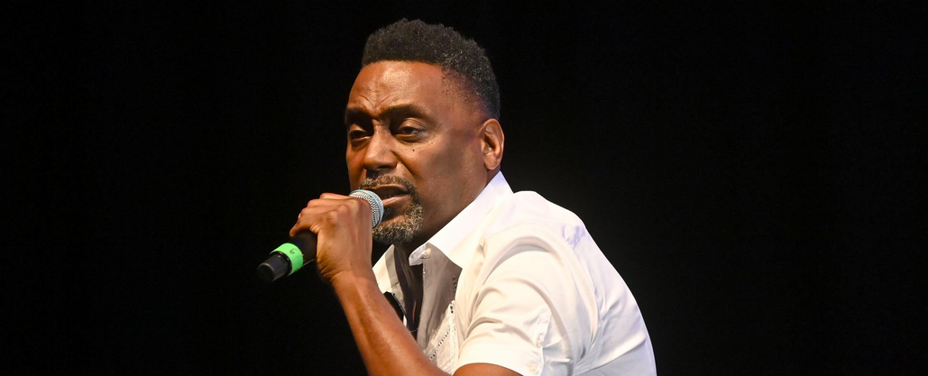 MABLETON, GEORGIA - JULY 31: Rapper Big Daddy Kane performs in concert during 2021 Old School Hip Hop Fest at Mable House Barnes Amphitheatre on July 31, 2021 in Mableton, Georgia. (Photo by Paras Griffin/Getty Images)