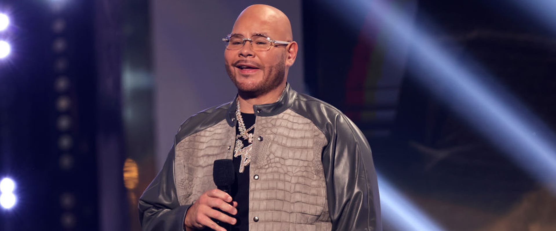BET Hip Hop Awards 2023 - Show
ATLANTA, GEORGIA - OCTOBER 03: In this image released on October 10, 2023, Fat Joe speaks onstage during the BET Hip Hop Awards 2023 at Cobb Energy Performing Arts Center on October 03, 2023 in Atlanta, Georgia