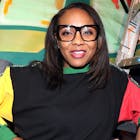 MC Lyte attends Launch of Rostrum Records, "Top Shelf 1988" With MC Lyte, Big Daddy Kane, Chubb Rock, Special Ed, Craig G, And Others on December 4, 2018 in New York City. 