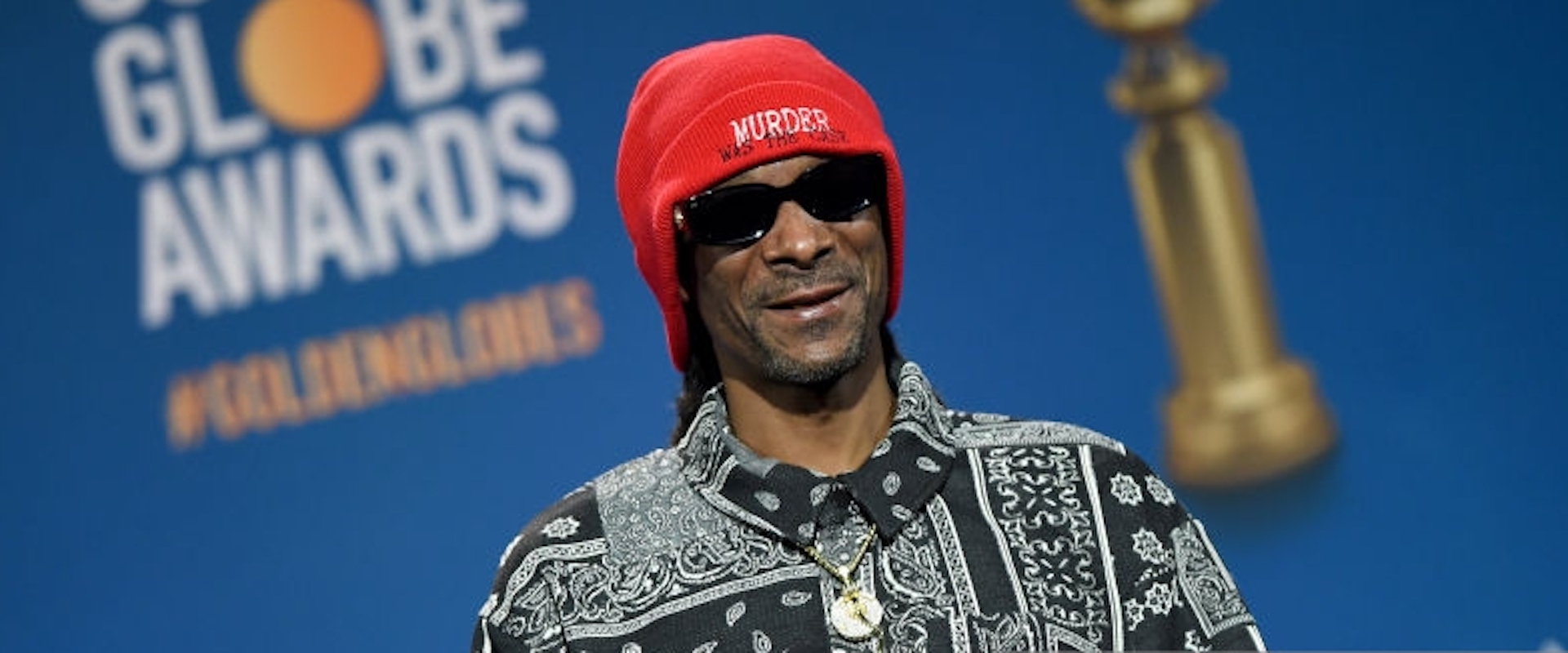 Snoop Dogg presents the nominees at the 79th Annual Golden Globe Award Nominations at The Beverly Hilton on December 13, 2021 in Beverly Hills, California. 