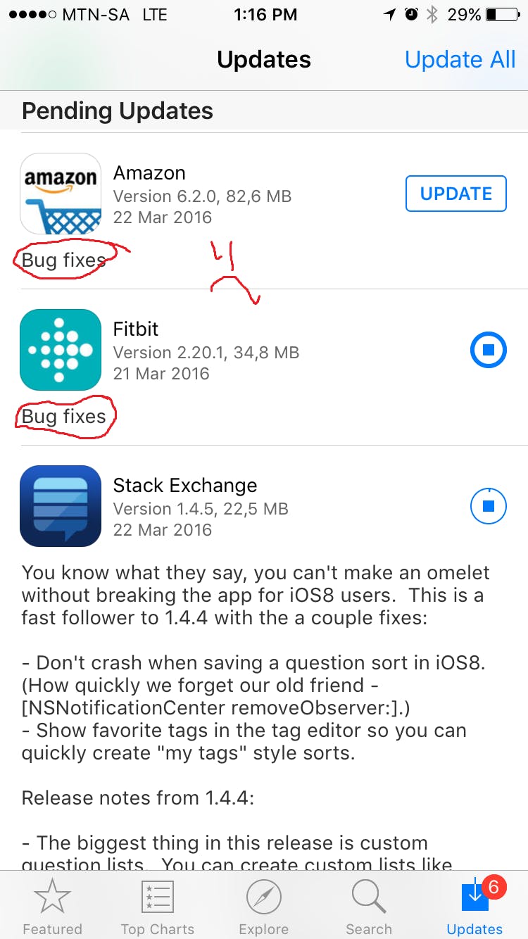 Cover Image for My thoughts on app release notes