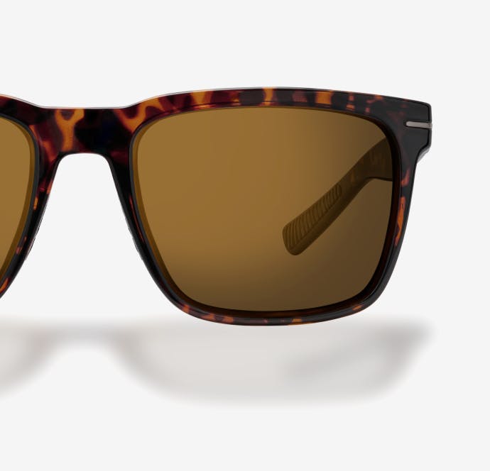 Barton Front View - Campfire Tortoise Frame and Bronze Polar Lens