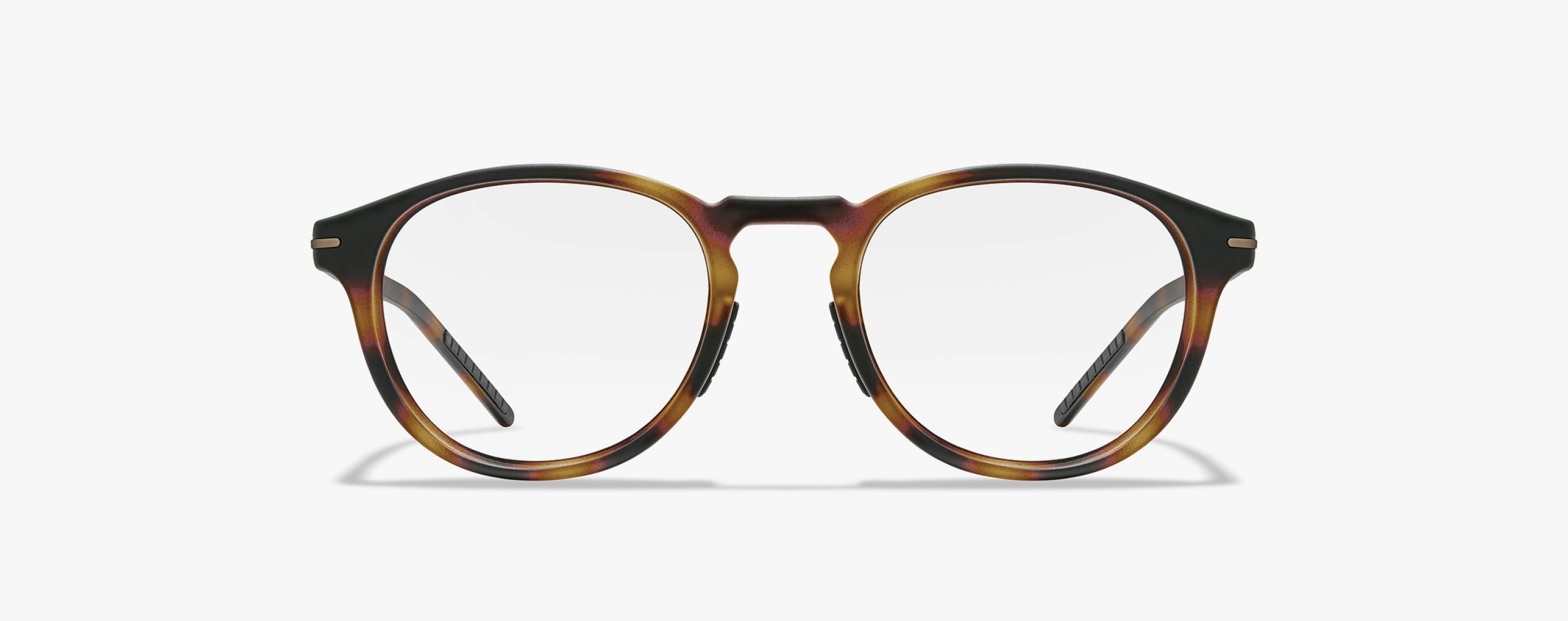 Oslo 2.0 Eyeglasses - Front View of Round, Tortoise Frame Eyeglasses