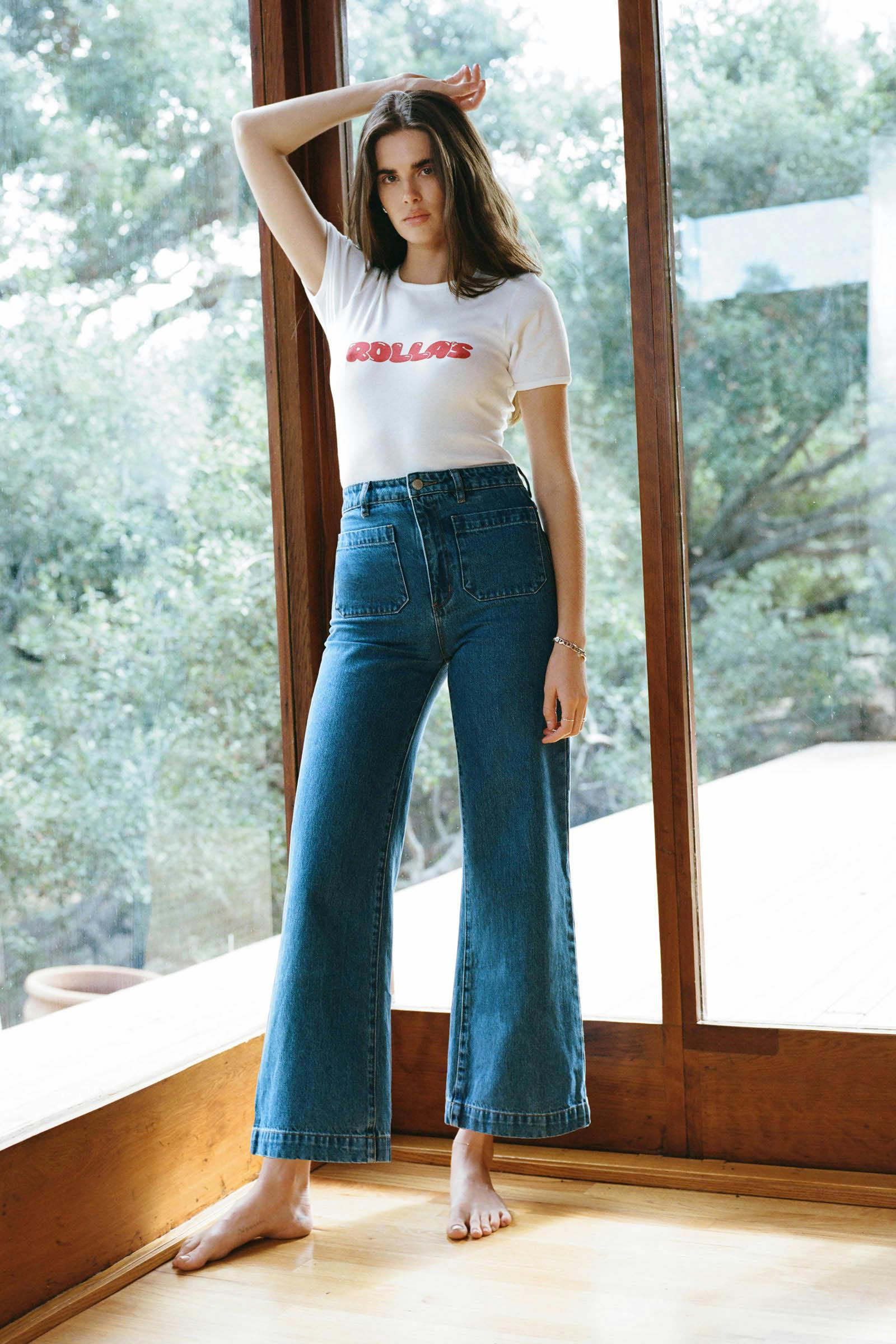 Rolla's Sailor Low-Rise Flare Jeans