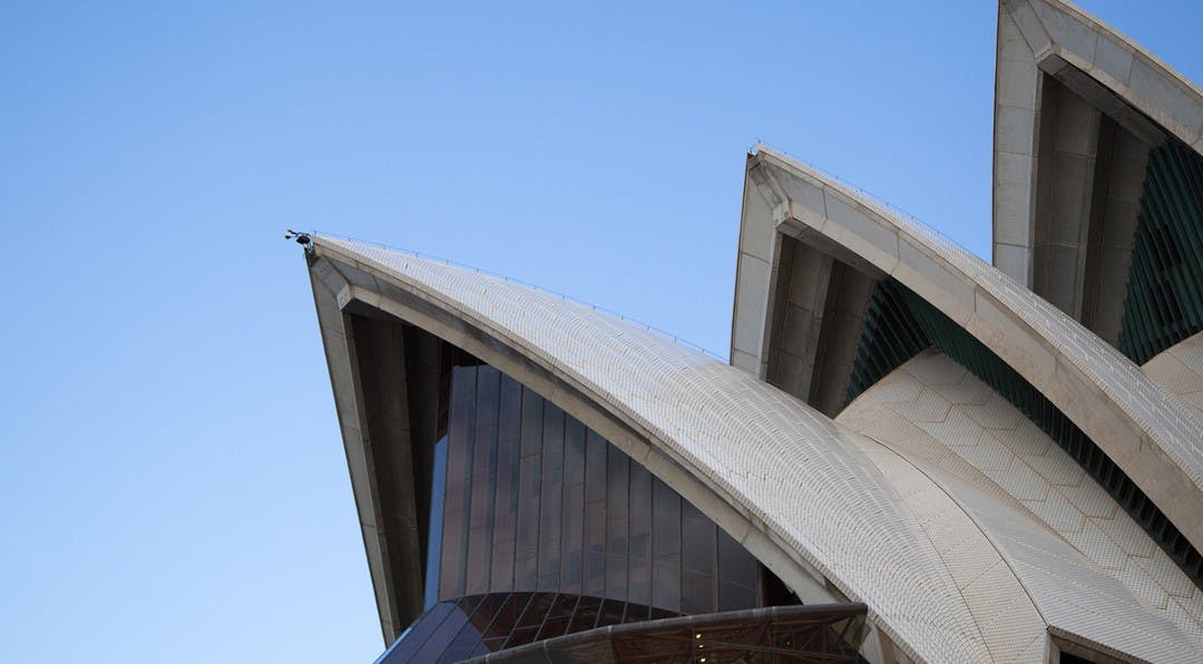 Image showing the top part of the Sydney Opera House