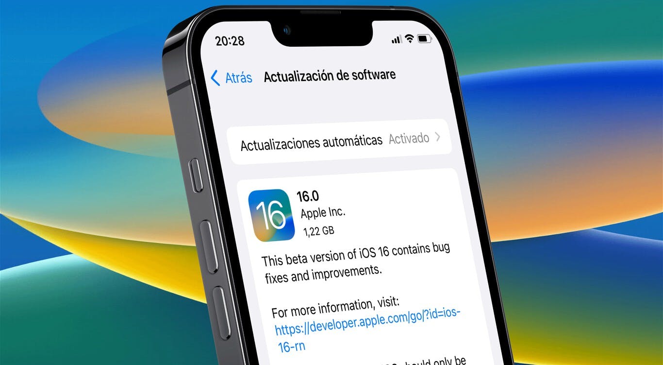 Actualización iOs 16