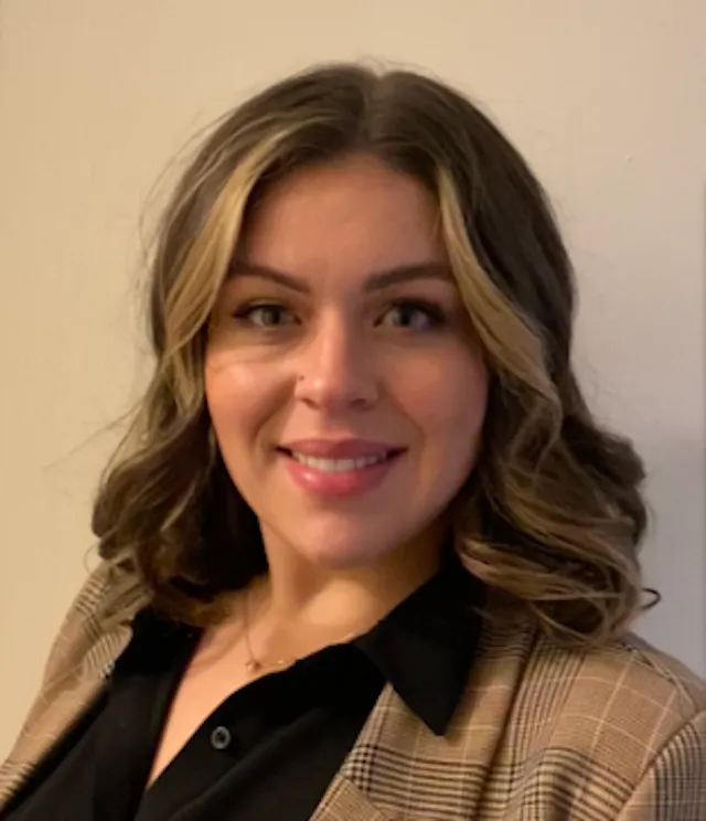 Woman smiling at camera