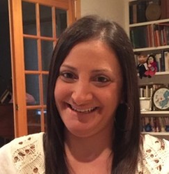 Woman smiling at camera