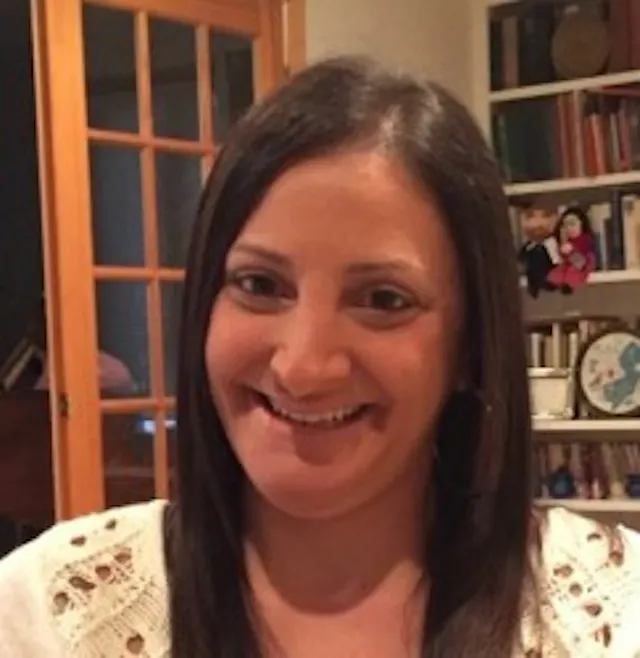 Woman smiling at camera