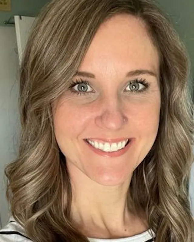 Woman smiling at camera