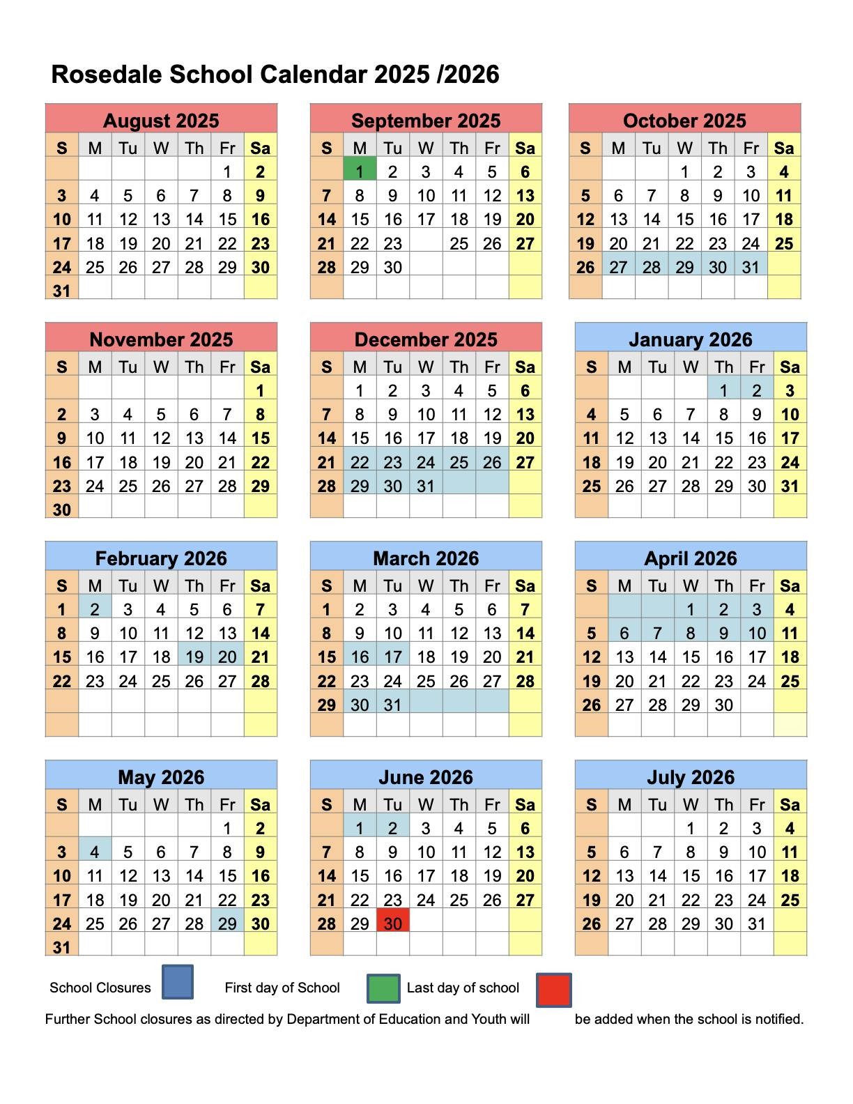 School Calendar