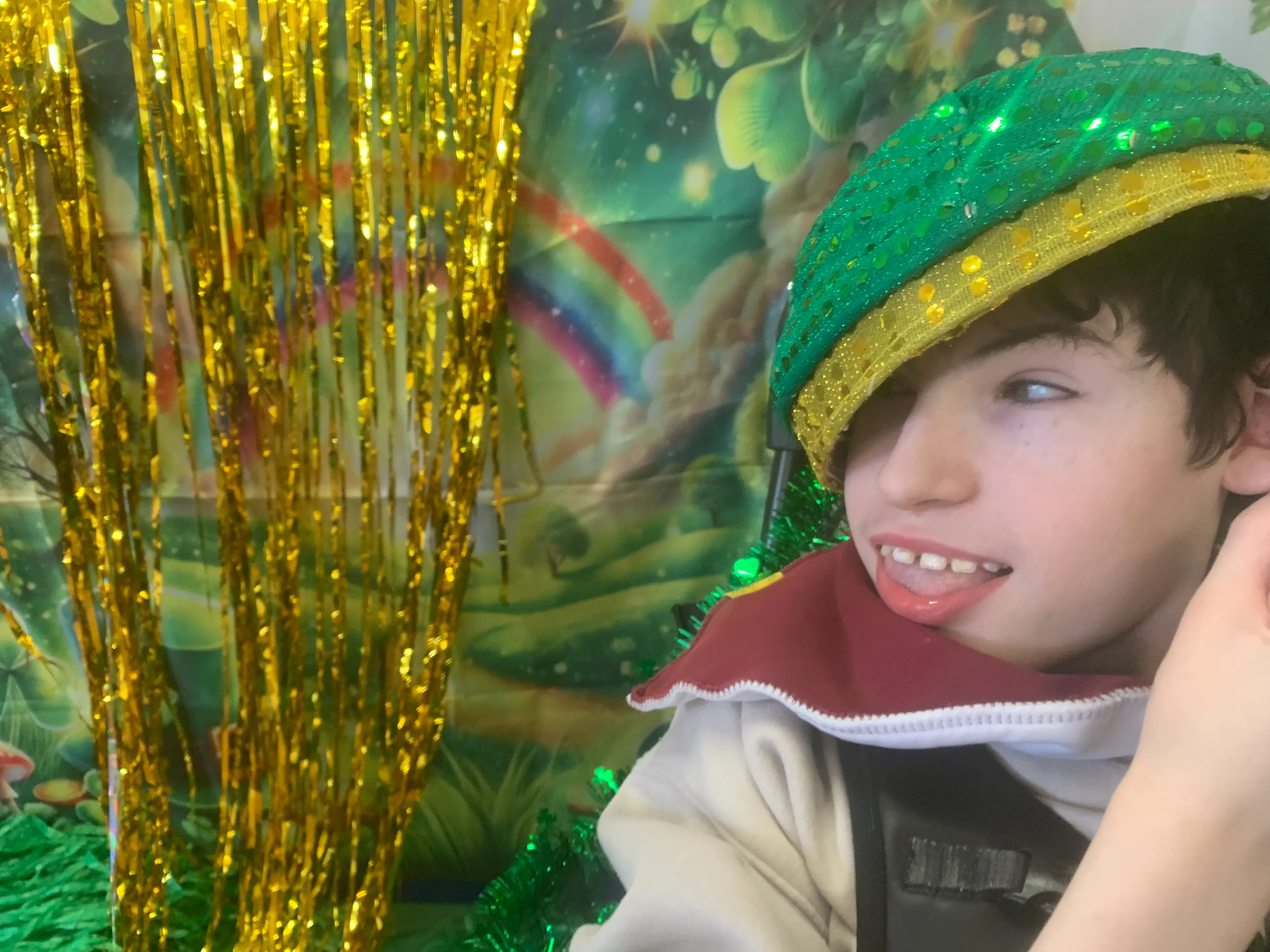 A wonderful St. Patrick’s Day celebration in our school today, with students and staff proudly wearing green, enjoying music, dancing, drumming, and a joyful parade together.