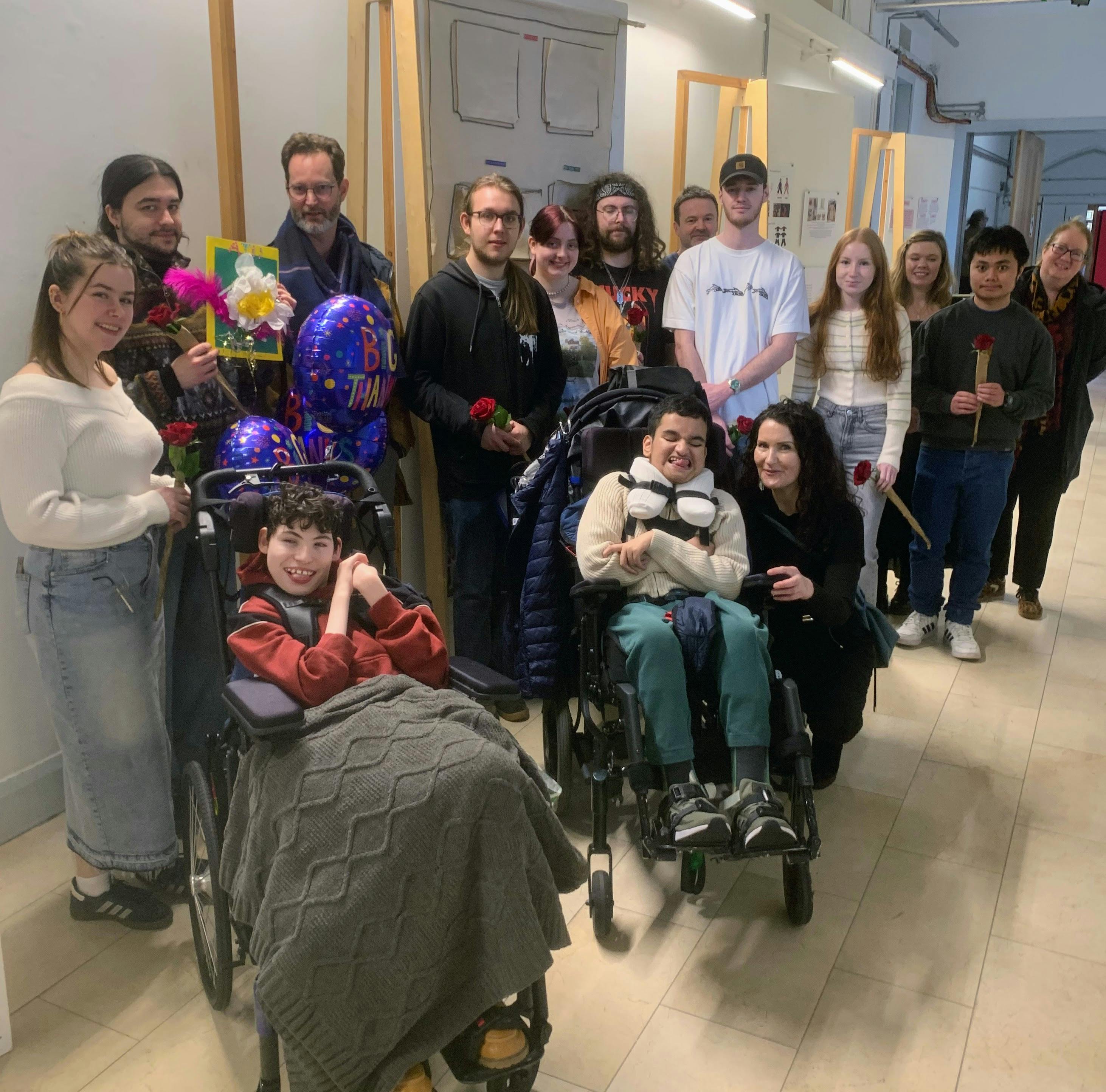 Gratitude & Celebration

A huge heartfelt thank you to the fabulous ATU School of Design & Creative Arts for the most incredible collaboration.

We are so grateful to the talented students:
Ava, Adam, Sinead, Kate, James, Eric, Cian and Luke — your creativity, care and innovation have truly made a difference to our classroom.

From sensory books to adaptive tables, puppets, vibration resources and thoughtful storage solutions — every piece was designed with such respect for our students and their individual needs. You listened, observed, reflected and created with heart.

A sincere thank you also to the wonderful ATU staff Sarah Nash, Matthew Coombes, Kenneth Nevin, Patrick O’Hare and Louise Manifold for guiding and supporting this project so beautifully.

And special thanks to Deirdre Leech from the Anne Sullivan Foundation for her support and collaboration.

This partnership has been inspiring, affirming and full of possibility. We are so proud to have been part of it and hope this is just the beginning