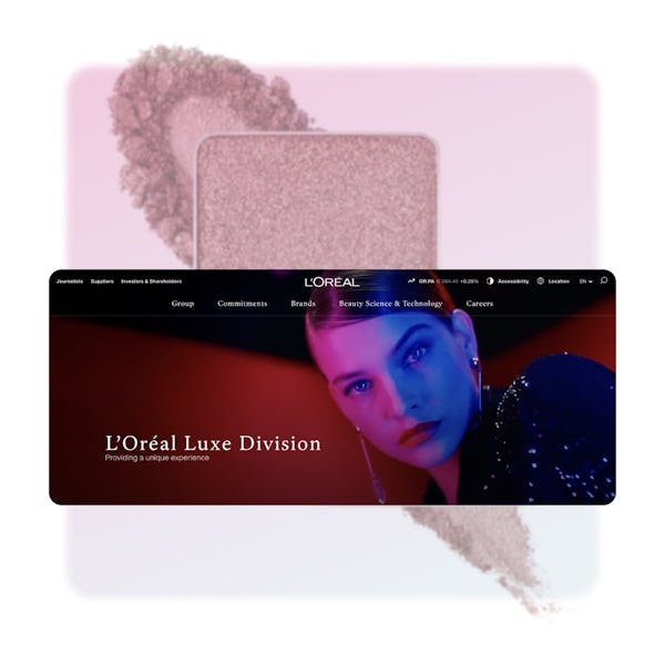 L’Oréal Luxe Division 旗下有植村秀、蘭蔻、YSL等知名美妝品牌