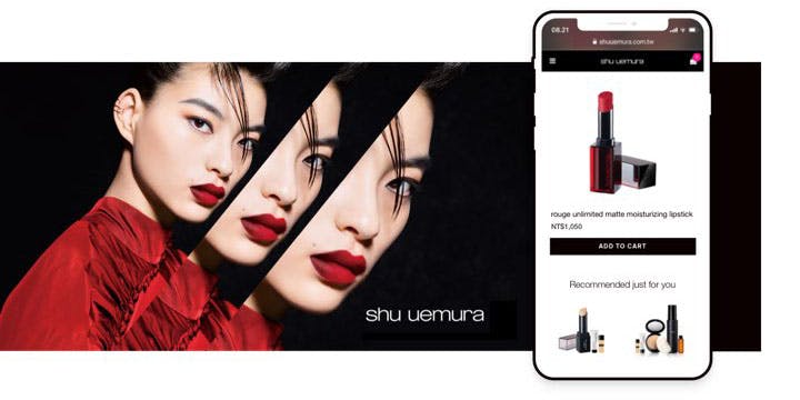 shu uemura use 1-to-1 personalized recommendation