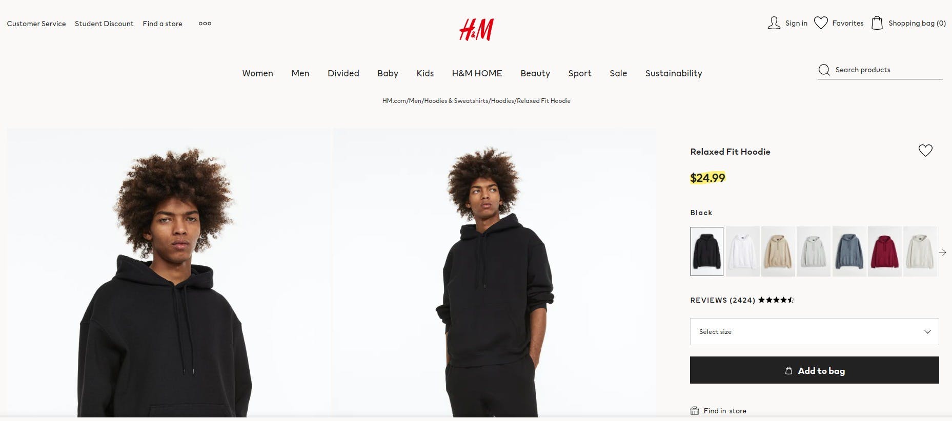 H&M has a Style with feature on their website