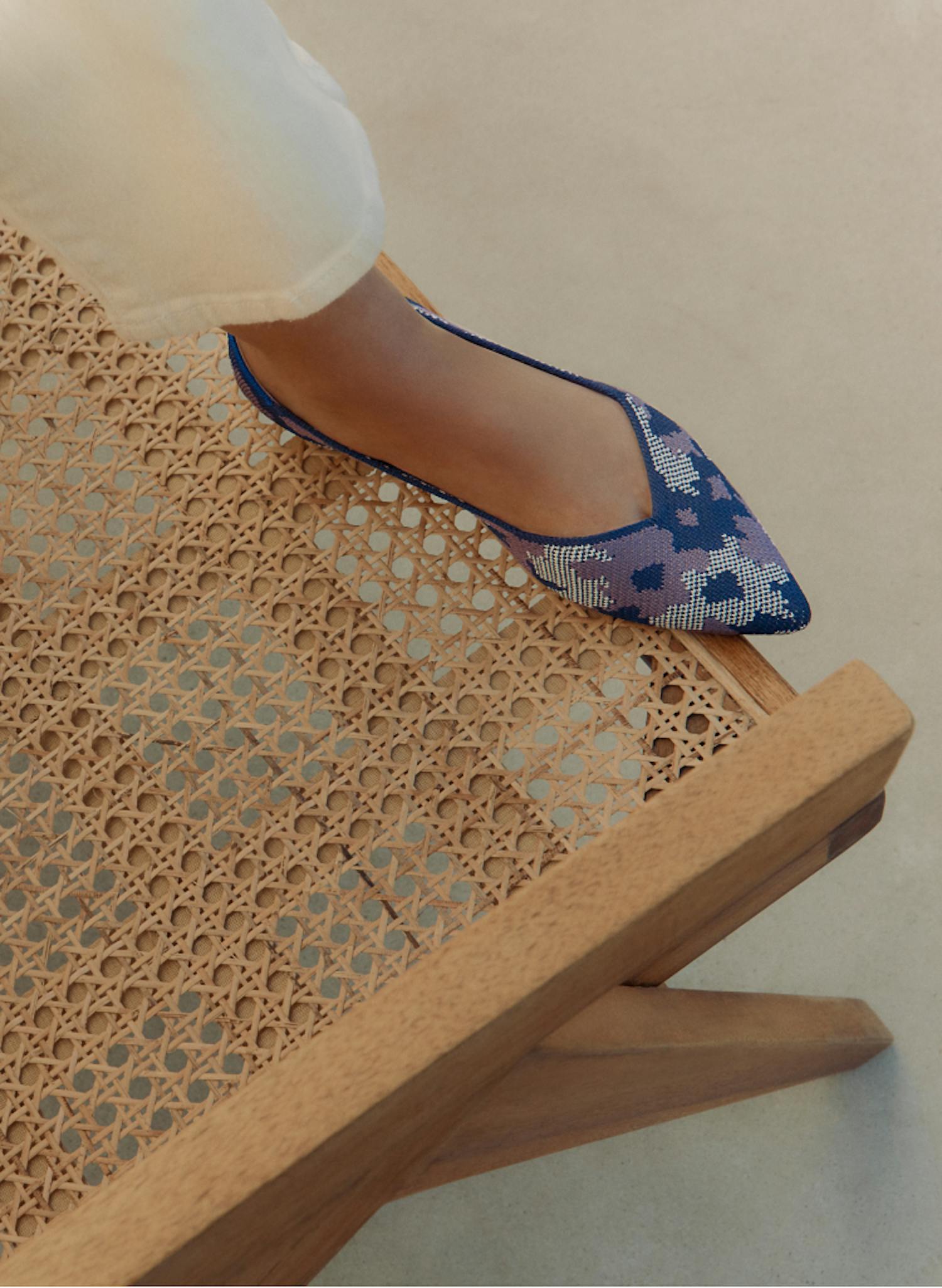 The Point in Violet Botanicamo shown on-model.