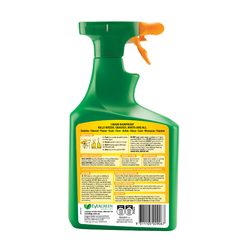 ROUNDUP® Total Weedkiller 1L Ready To Use Sprayer