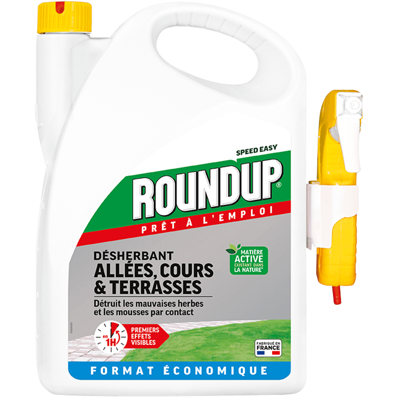 ROUNDUP® DESHERBANT COURS, ALLEES & TERRASSES PRÊT A L EMPLOI 5L