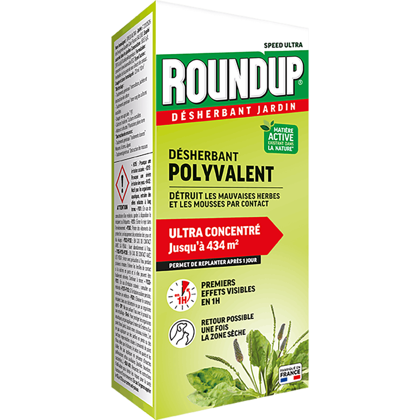 ROUNDUP® DESHERBANT POLYVALENT ULTRA CONCENTRÉ 1L