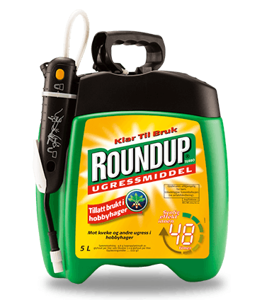 Roundup Ugressmiddel 5 liter Trykk Sprøyte