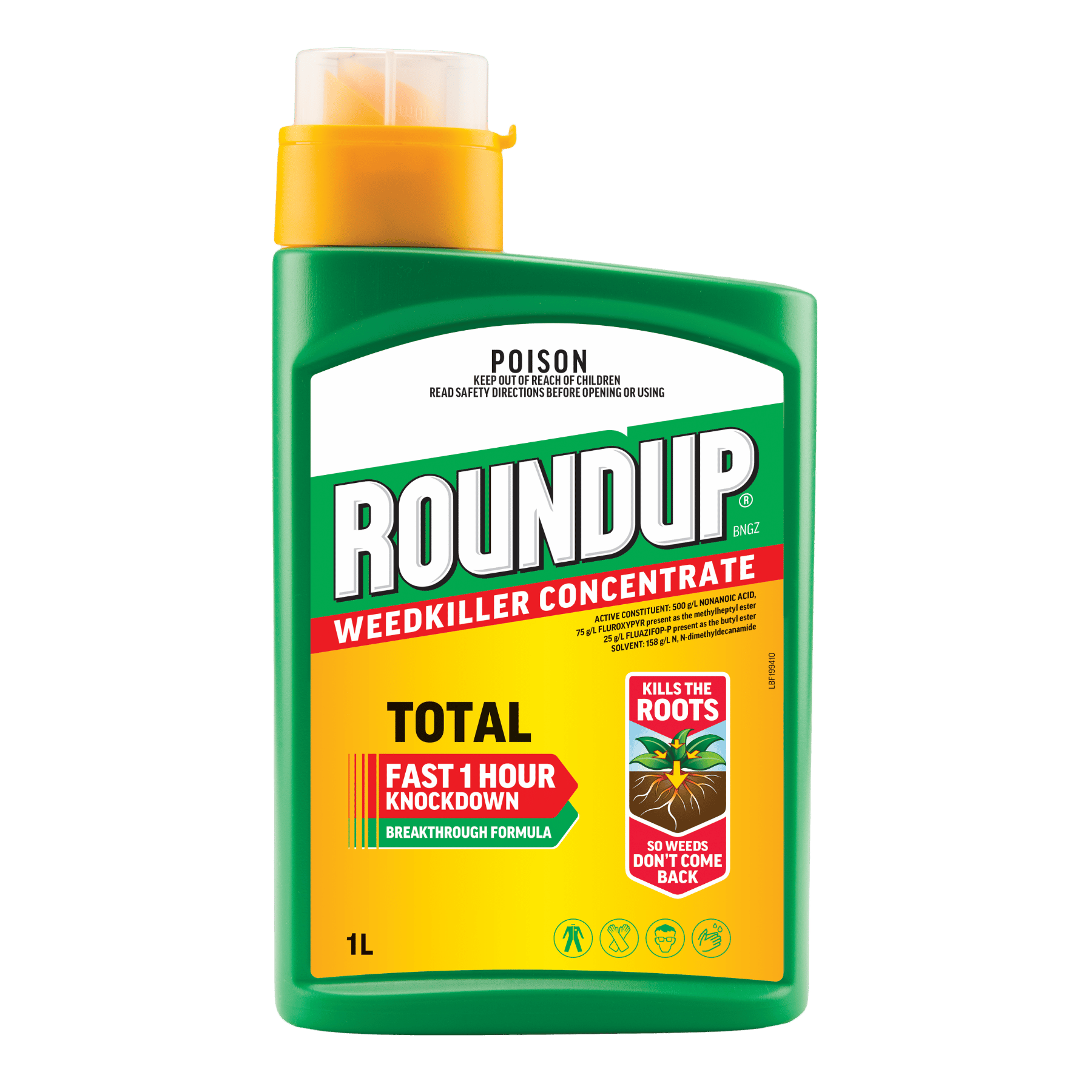 ROUNDUP® Total Weedkiller 1L Concentrate