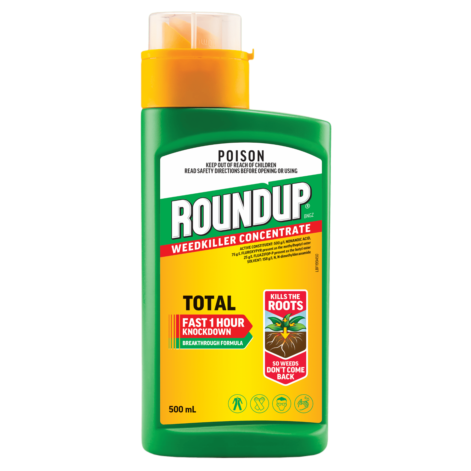 Roundup Total Weedkiller 500ML Concentrate