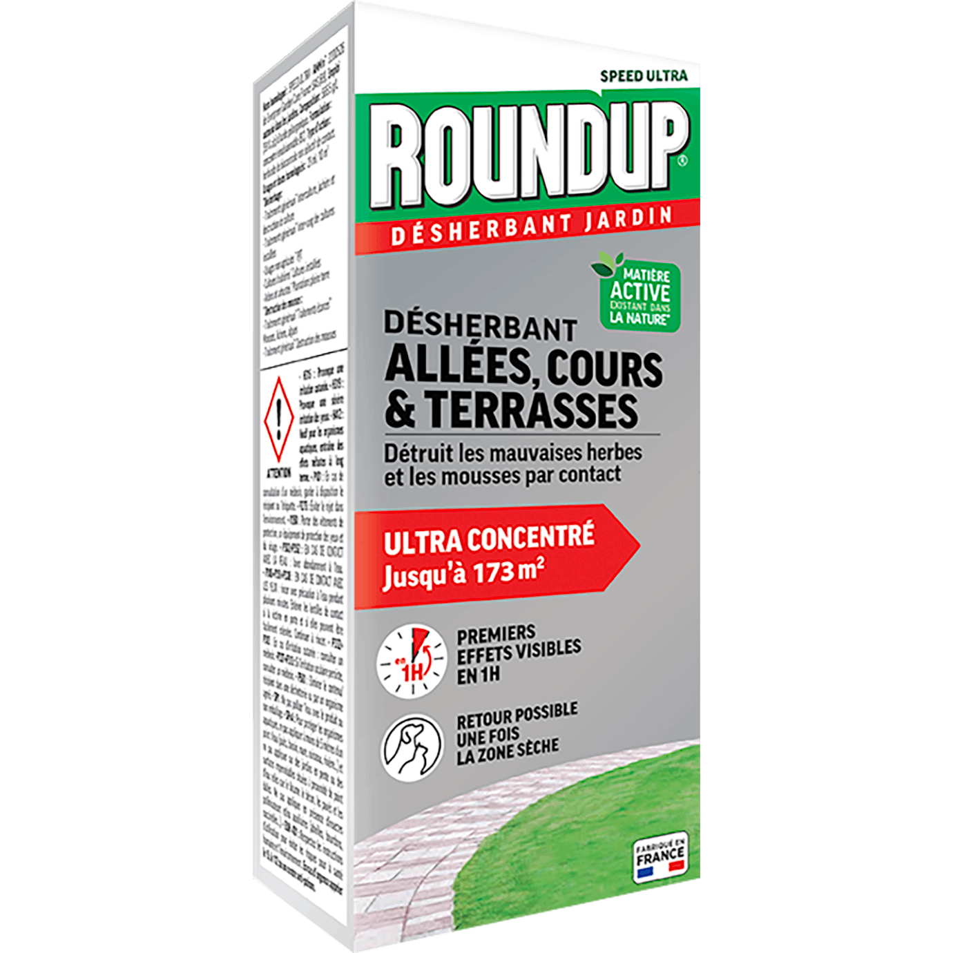 ROUNDUP® DESHERBANT ALLEES, COURS & TERRASSES ULTRA CONCENTRÉ 400ML