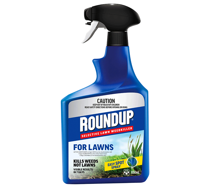Roundup For Lawns Weeds Easy Spot Spray 850mL