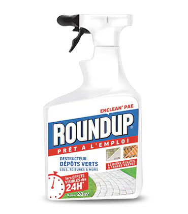 Roundup Destructeur d'Algues (dépôts verts) Prêt à l'Emploi 1L