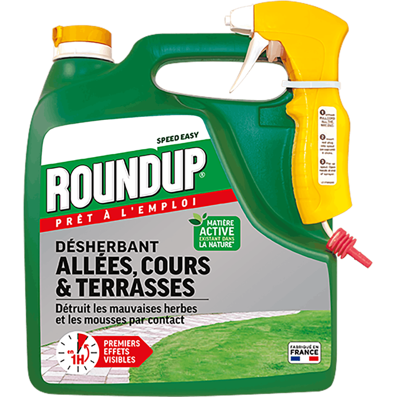 ROUNDUP® DESHERBANT COURS, ALLÉES & TERRASSES PRÊT A L EMPLOI 3L