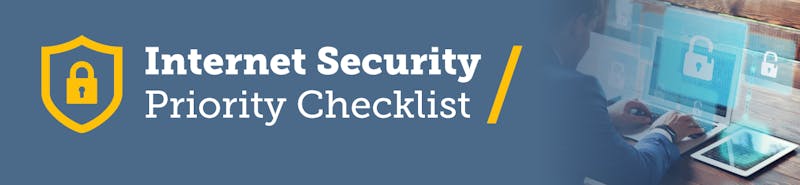 Internet Security Priority Checklist