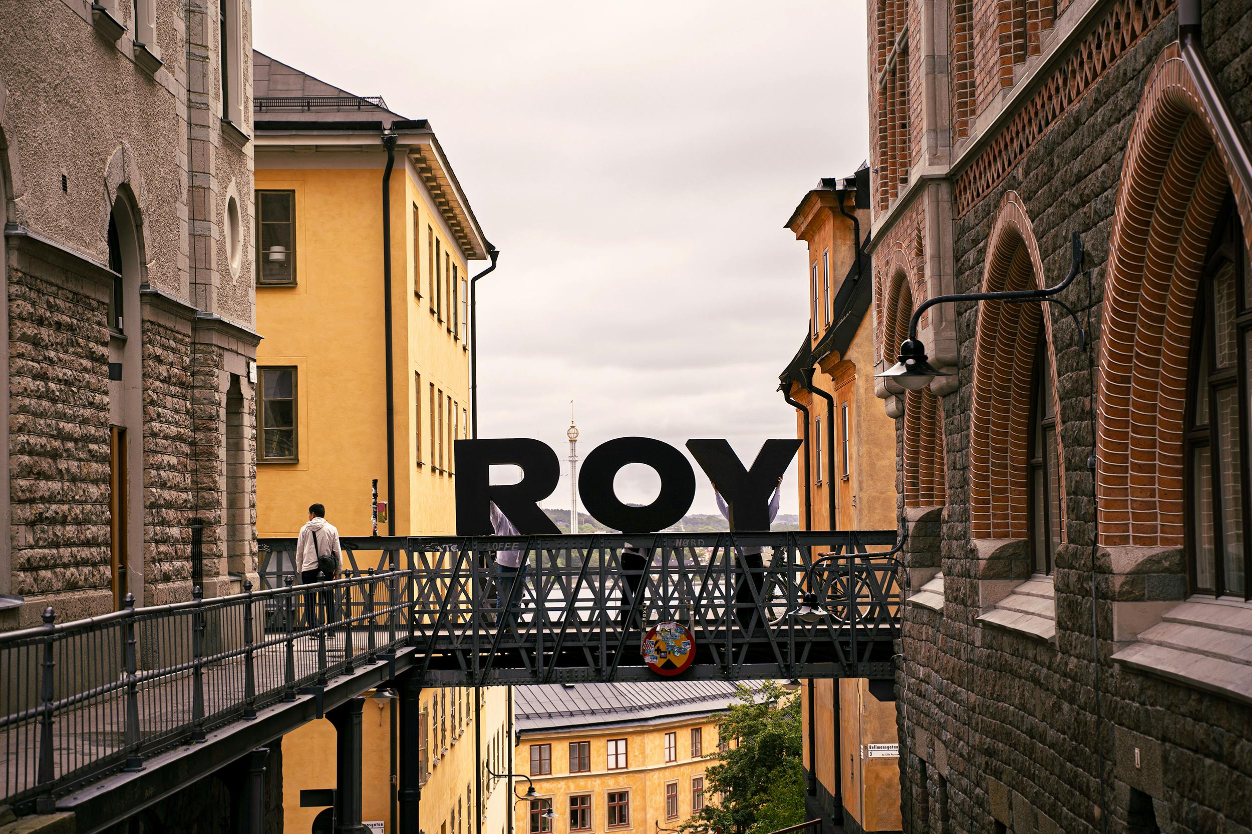 Roybokstäver på bellmansgatan 8